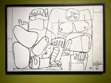 Charger l'image dans la galerie, Le Corbusier, Chute de Barcelone, Lithographie, 1960
