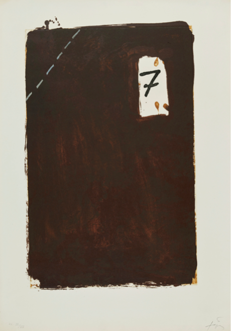 Antonio Tàpies, Número sept, 1976