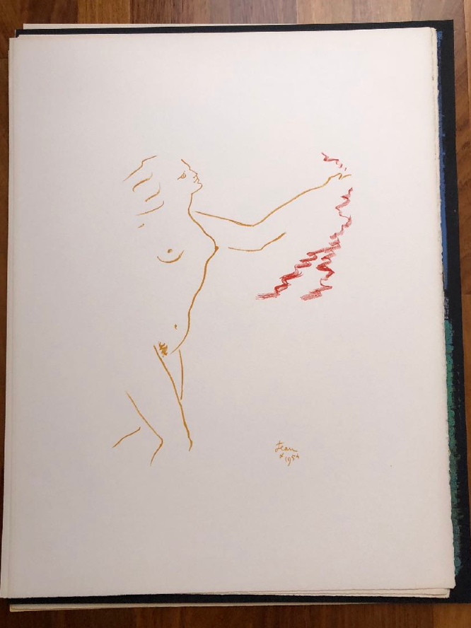 Jean Cocteau, Nue, 1954