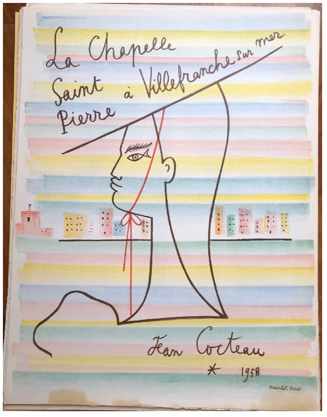 Jean Cocteau, Chapelle St Pierre, 1958