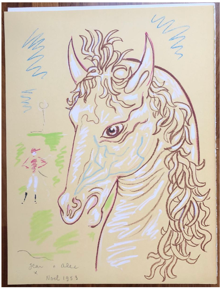 Jean Cocteau, Equitation , 1953