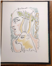 Load image into Gallery viewer, Jean Cocteau, Menton, 1956
