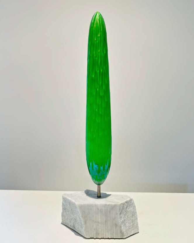 Antoine Pierini, Arbre repère vert, 2024