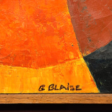 Charger l'image dans la galerie, C.Blaize, Sans titre, composition abstraite
