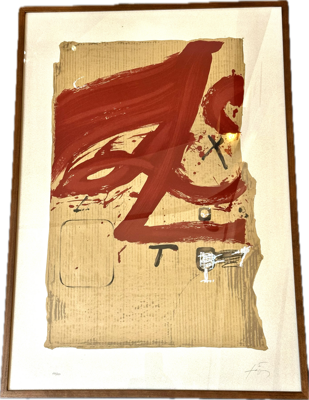 Antonio Tàpies, L'Abbaye Sainte-Croix, les Sables-d'Olonne, 1978.